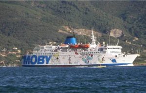 Traghetto di line su Elba Moby Lally - Moby Lines