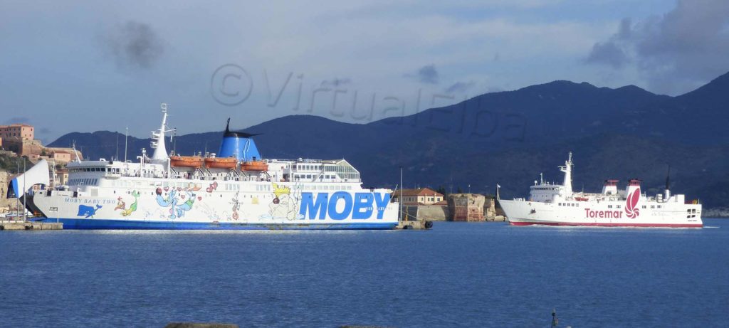 Elba Traghetto Moby Baby two e Stelio Montopoli (Aethalia)